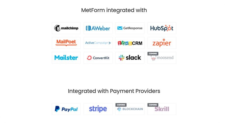 Third-party-integrations-in-MetForm-form-builder
