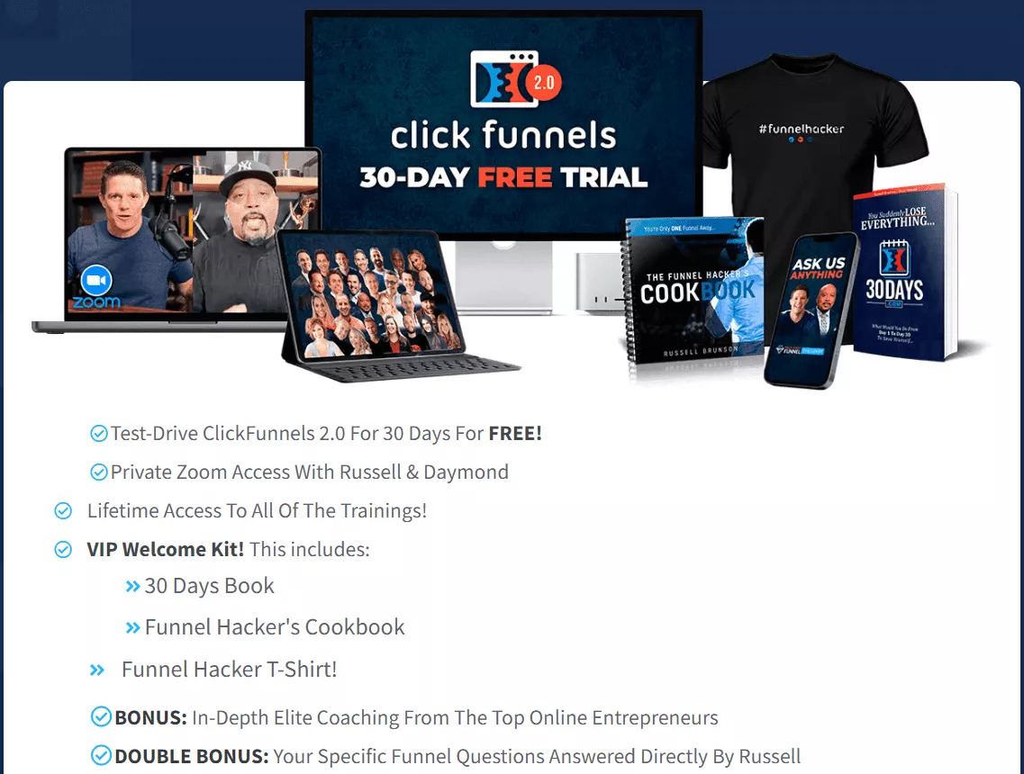 ClickFunnels 2.0 30-Day Trial