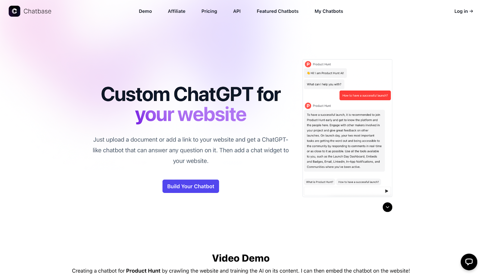 Chatbase - Top 9 No-Code AI Chatbot Builders